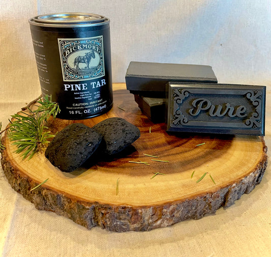 Pine Tar and Charcoal Soap Bar